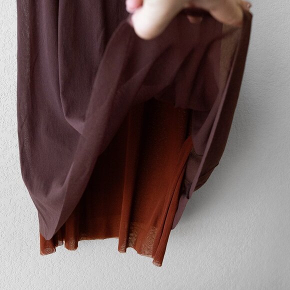 Vintage Jean Paul Gaultier Mesh Midi Skirt Size Small Made in Italy 90s - Picture 5 of 9